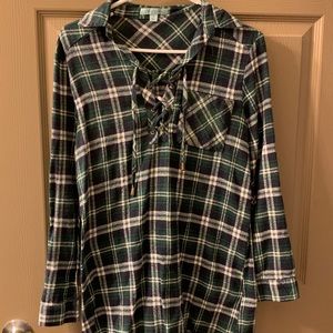 Flannel dress